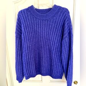 Loft Purple Sweater L EUC